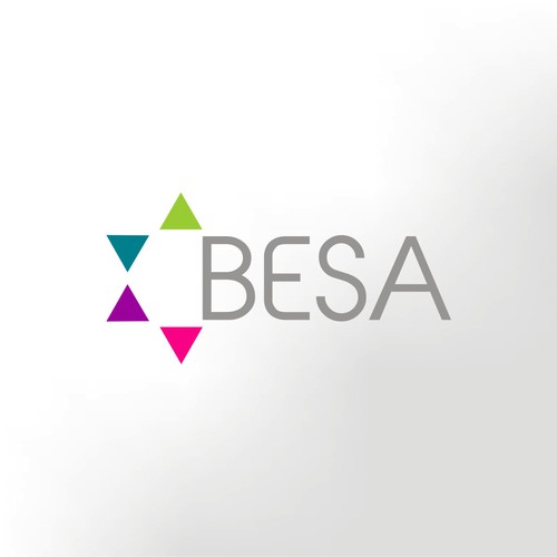 Israel and Israeli logo with the title 'Simple logo for BESA'