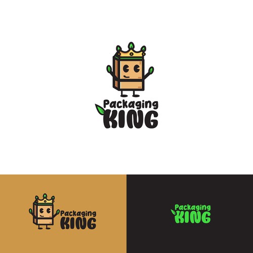 Packaging logo with the title 'Packaging King'