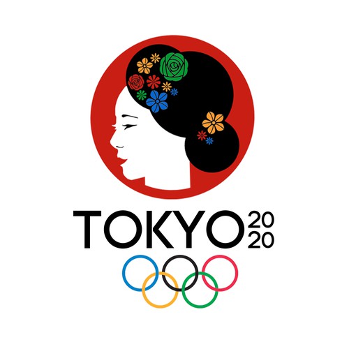 Tokyo logo with the title 'Logo Concept:Tokyo, 2020 Olympic games '