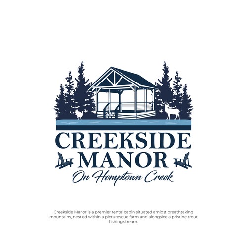 Creek logo with the title 'Creekside Manoor'