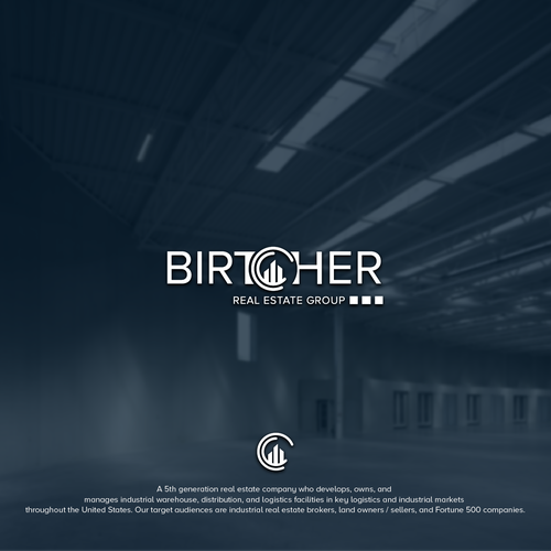 Broker logo with the title '"Birtcher" or "Birtcher Real Estate Group"'
