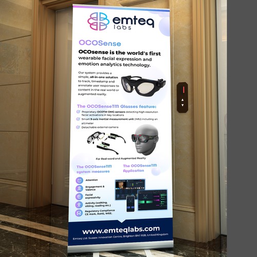 Augmented reality design with the title 'OCOSense'