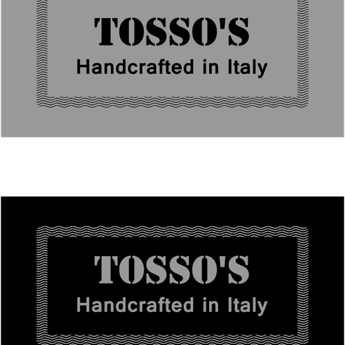 Fantastic logo with the title 'TOSSO'S '