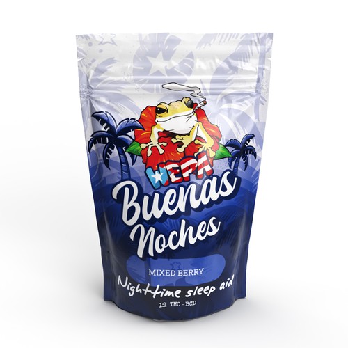 Packet packaging with the title 'Package design entry'