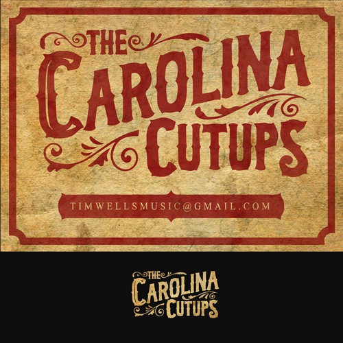 Country t-shirt with the title 'The Carolina Cutups tshirt design'
