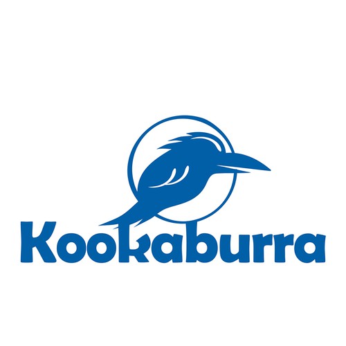 Bird artwork with the title 'Kookaburra logo'