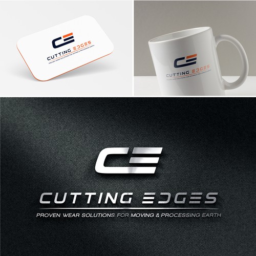 Corporate brand with the title 'Strong, masculine logo for the Australia's largest supplier of equipment parts'