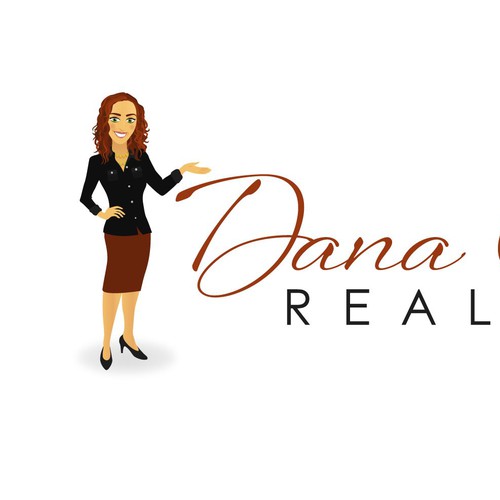 Real estate logo with the title 'Vector Caricature'