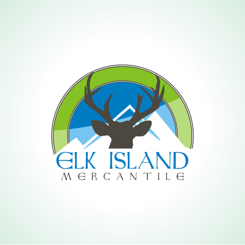 Elk logo with the title 'Win my logo contest and good karma is yours!'