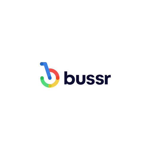 Electricity design with the title 'bussr logo concept'