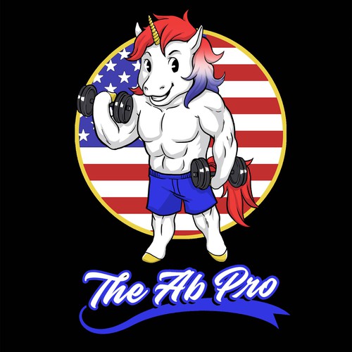 Gym t-shirt with the title 'Gym mascot t-shirt'