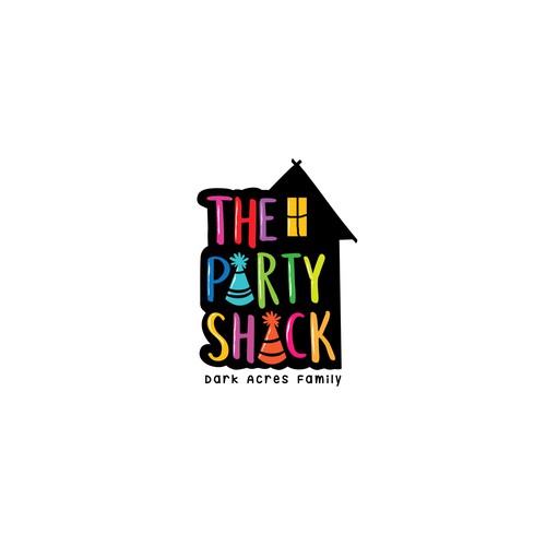 Party logo with the title 'Party supplies store'