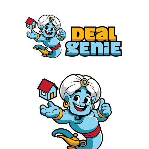 Wish logo with the title 'Deal Genie'