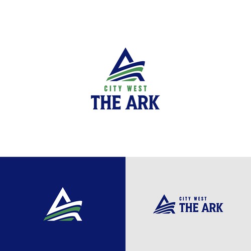 Tennis design with the title 'Modern Logo for Outdoor Community Tennis / Fitness Center '