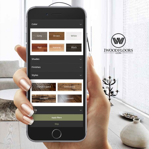 Adaptive design with the title 'Filters'