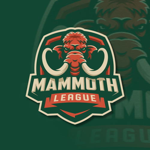 Giant design with the title 'Mammoth League Fantasy Football'