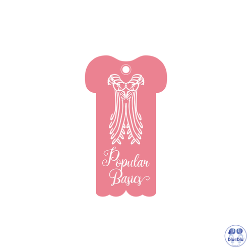 Dress design with the title 'Hang tag'