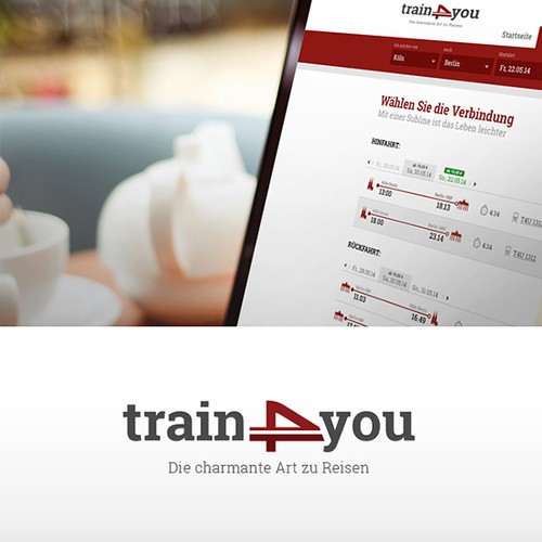 Train logo with the title 'das Logo fur Train 4 You'