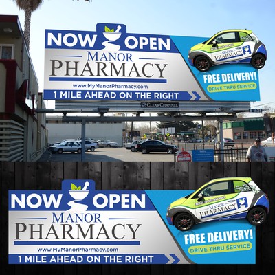 a very huge billboard design