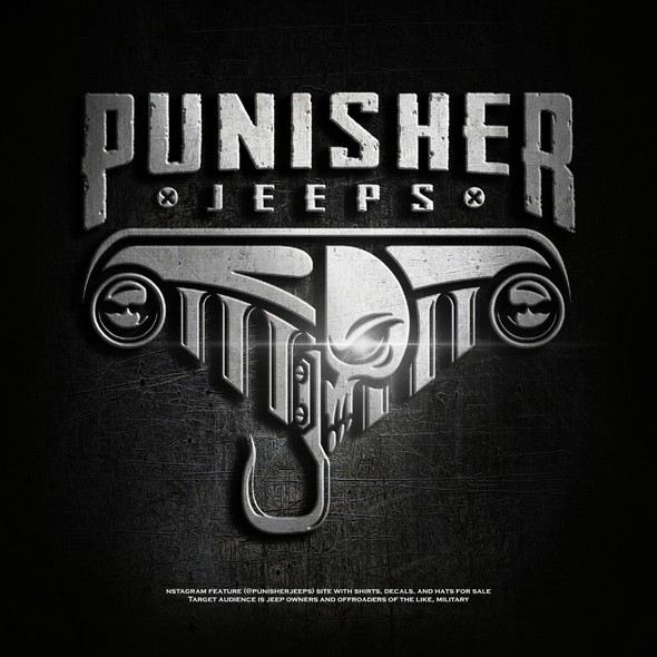 4x4 design with the title 'Punisher Jeeps'