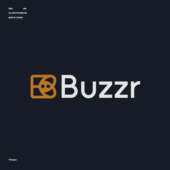 B logo with the title 'Buzzr'