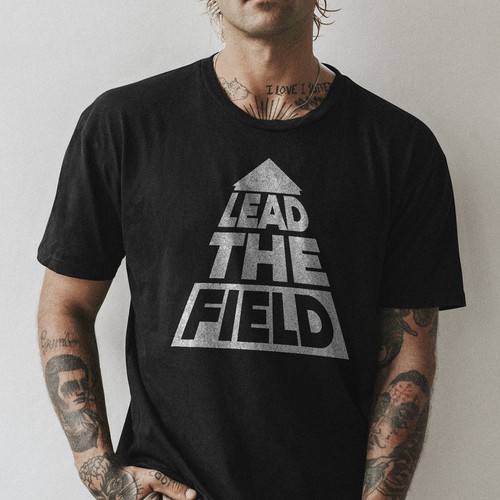 Business t-shirt with the title 'Lead The Field'