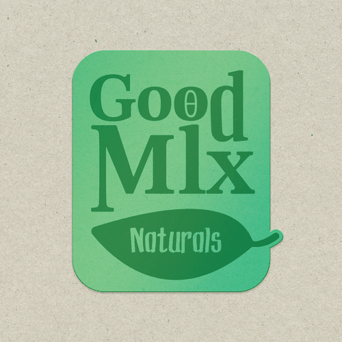 Alternative logo with the title '»Good Mix: Naturals« – an alternative medicine brand.'
