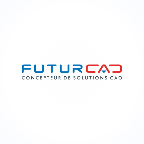 Futuristic logo with the title 'FUTURCAD Logo'