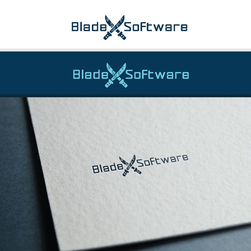 Blade design with the title 'Software company logo'
