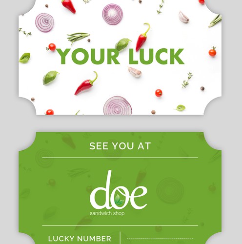 Coupon design with the title 'Coupun Design'