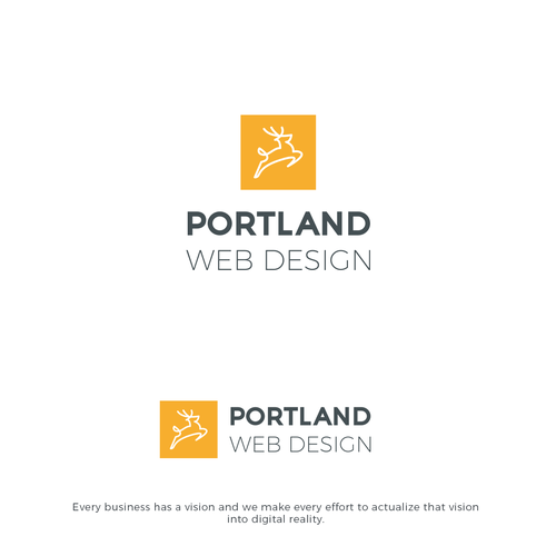 Portland logo with the title 'Portland Web Design - Web design company for Oregon, USA'