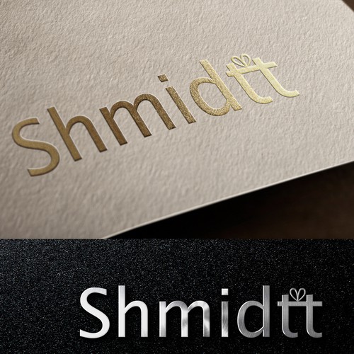 Gift logo with the title 'Logo for Shmidtt'