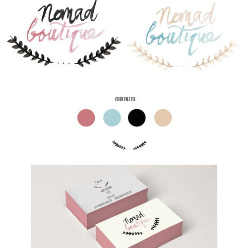 Shop brand with the title 'Brand Identity'