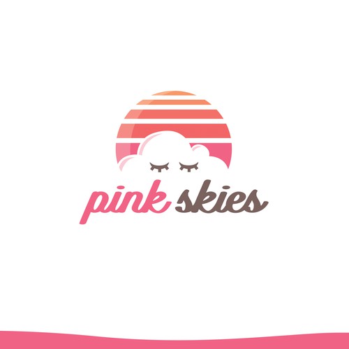 Pink brand with the title 'pijama logo'
