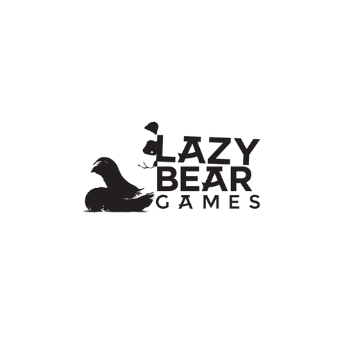 Video game logo with the title 'LazyBearGames'