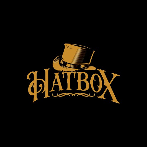 Rock logo with the title 'Epic Letter Logo Rock Band "Hatbox"'