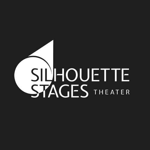 Shadow design with the title '[ Available For Purchase ] -- declined logo proposal for Silhouette Stages Theater'