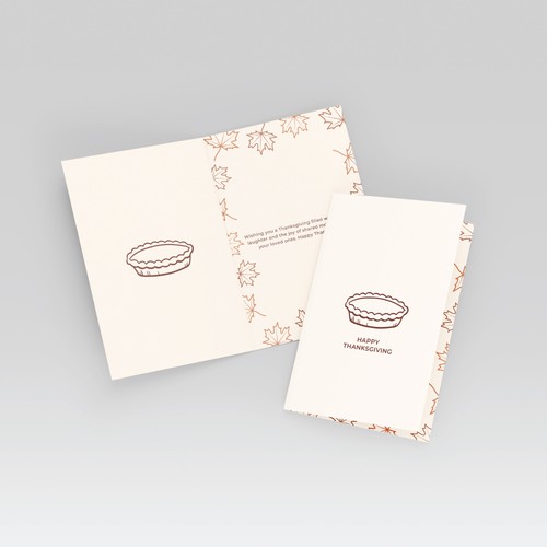 Festive design with the title 'Thanksgiving Greeting Card to be sold on Amazon'