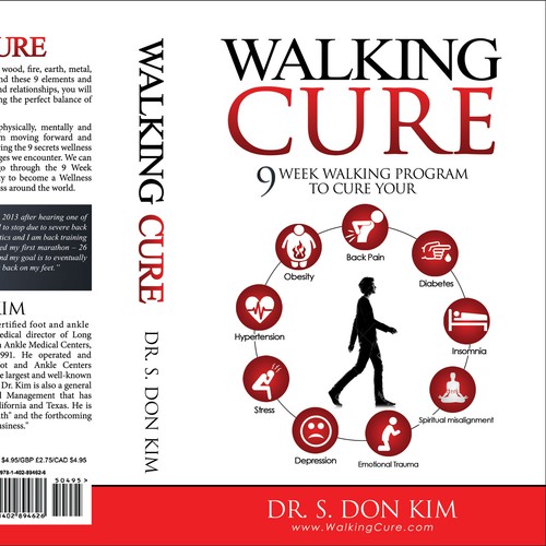 Medical book cover with the title 'WALKING CURE'