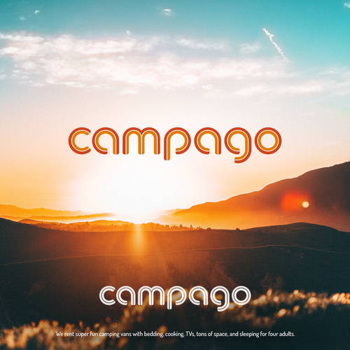 Van design with the title 'campago'