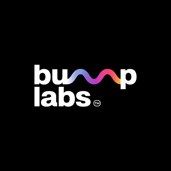 Chocolate design with the title 'Bump Labs logo design'