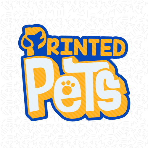 Pet care logo with the title 'Pets logo'