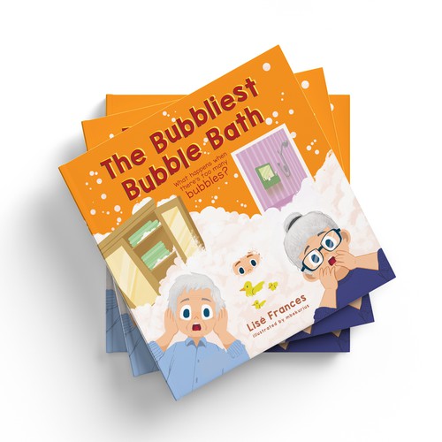 Inspirational book cover with the title 'Children's book cover'