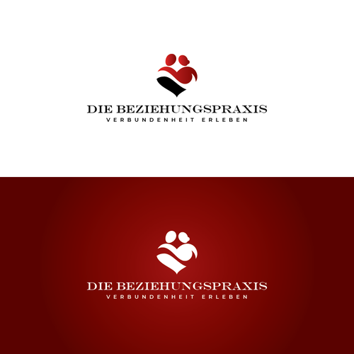 Couples design with the title 'Die Beziehungspraxis'