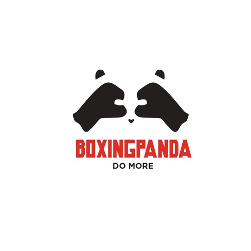 Panda logo with the title 'sport gym'