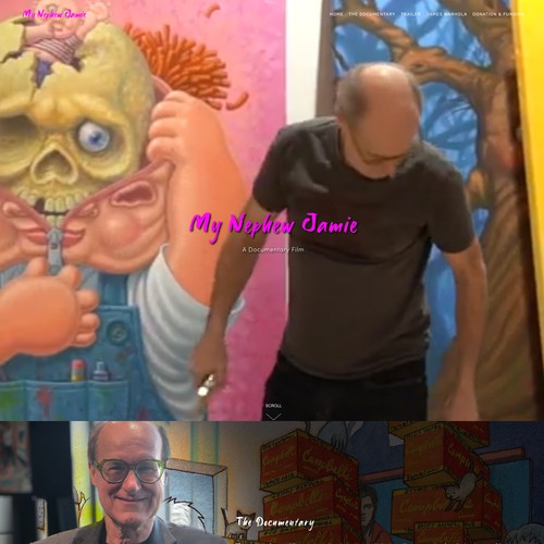 Artist design with the title 'My Nephew Jamie'