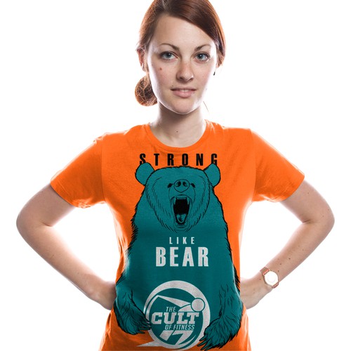 Awesome t-shirt with the title 'FITNESS DESIGNS'