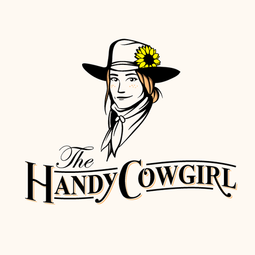 Sunflower design with the title 'Logo Illustration'