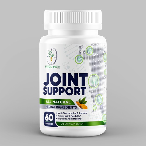 Support design with the title 'Label design'