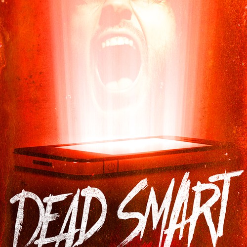 Horror design with the title 'Movie poster for horror film "Dead Smart"'